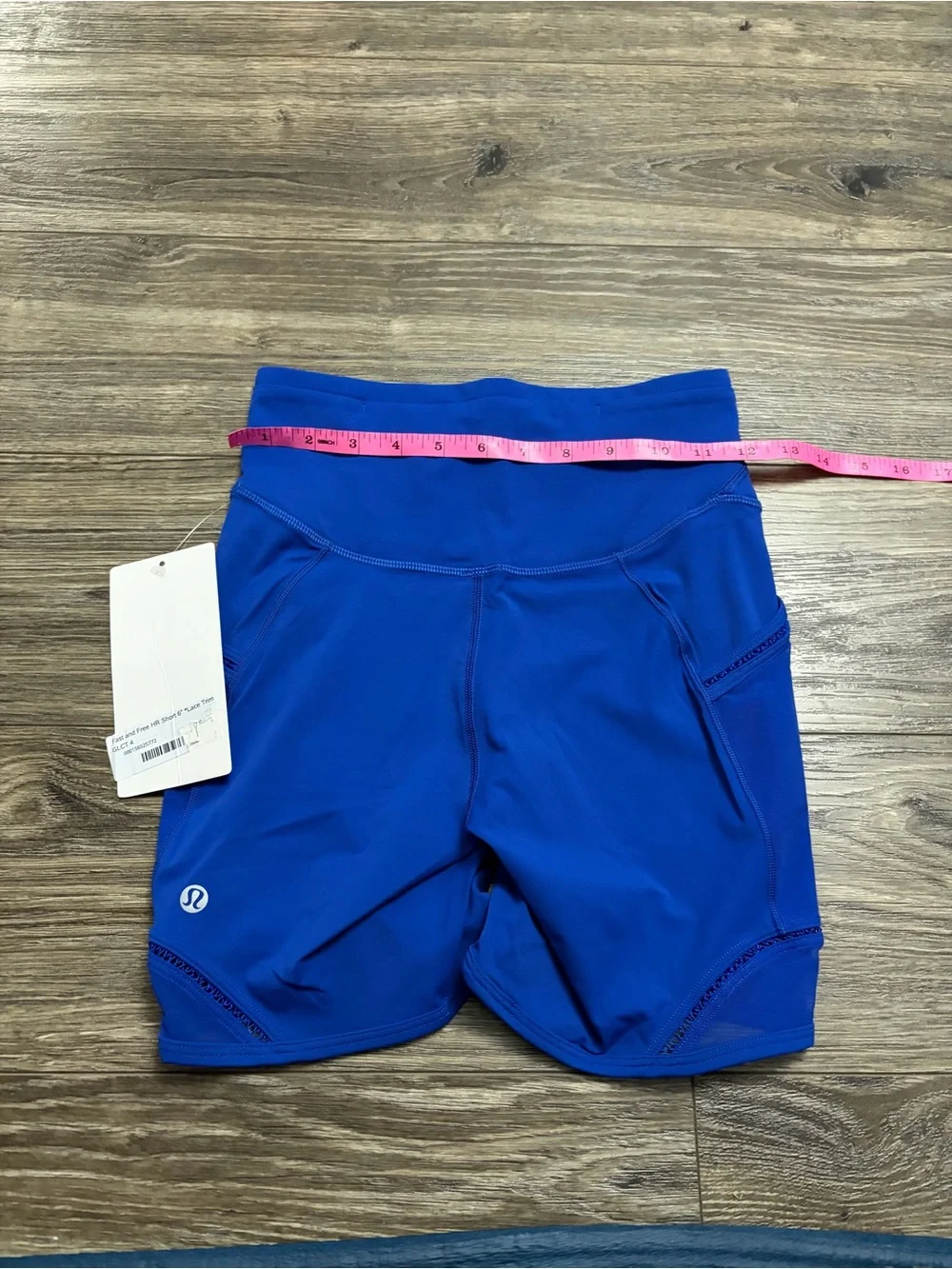 NWT Lululemon Fast & Free High-Rise Lace Trim Short 6